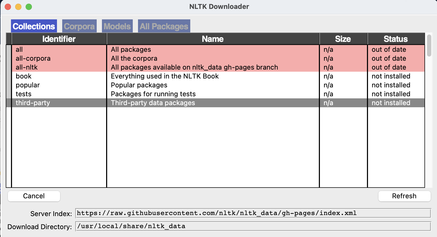安装nltk库及nltk_data数据包_nltk data-CSDN博客