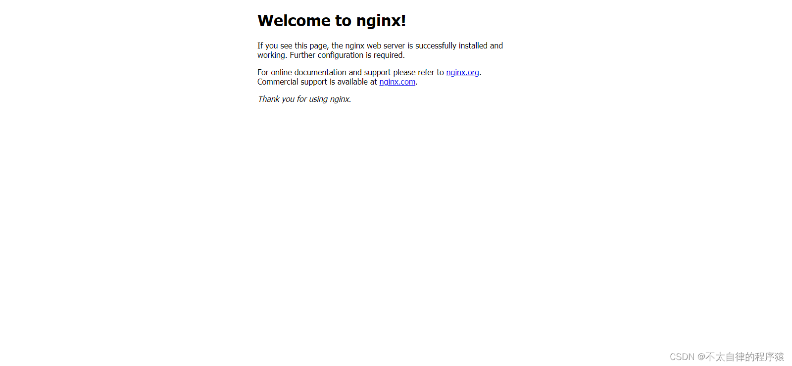 Windows下安装配置Nginx