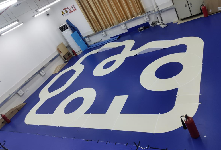 ▲ 图2.2.3 赛道设计与铺设