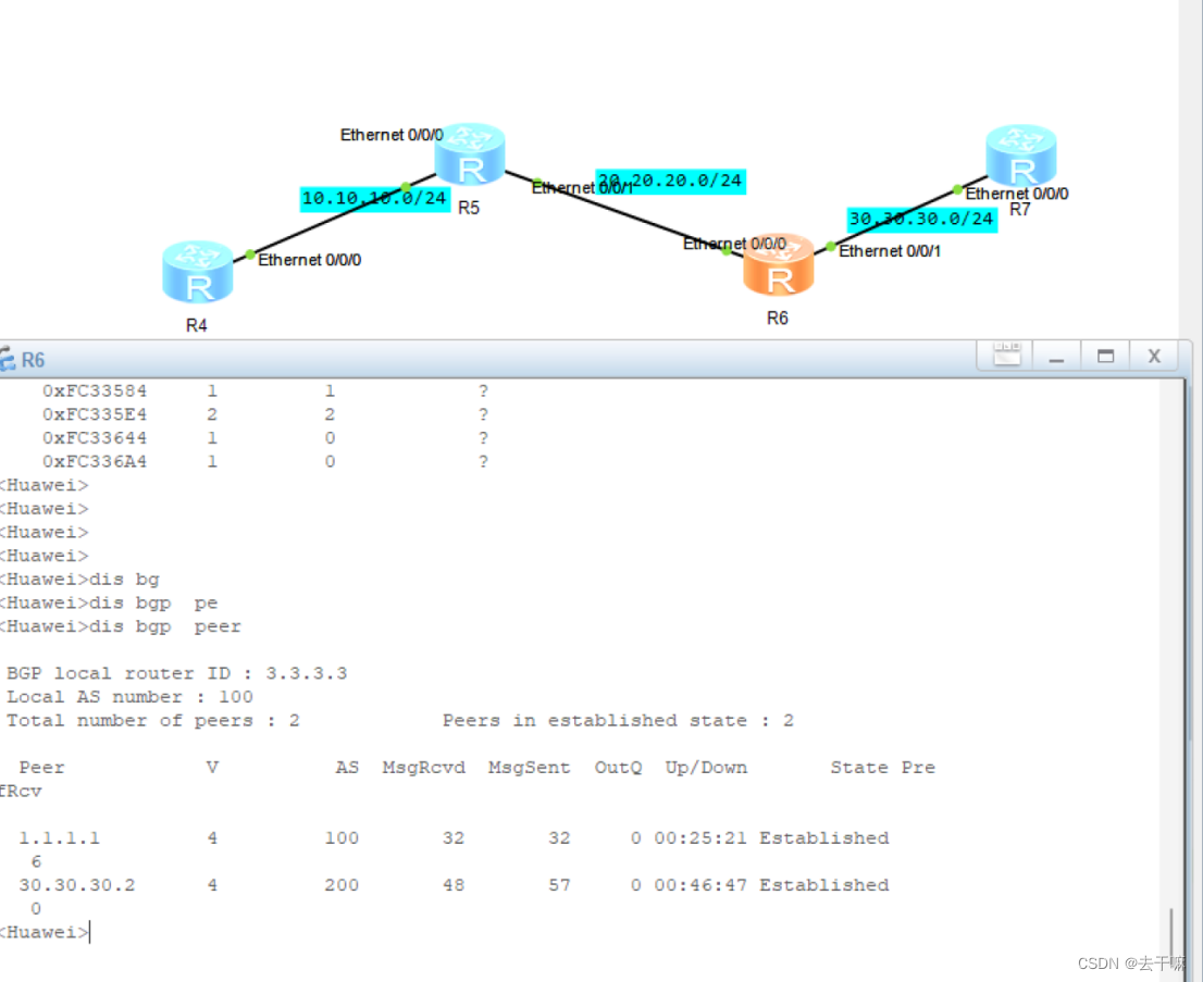 ibgp loopback to ebgp ping