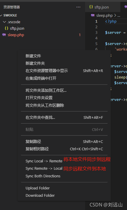 【vscode配置远程服务实现上传下载文件】