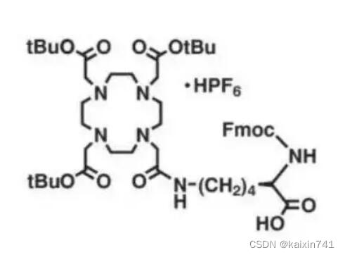 双功能螯合剂：479081-06-6||DOTA-(COOt-Bu)3-NHFmoc-Lys可以与放射性同位素结合
