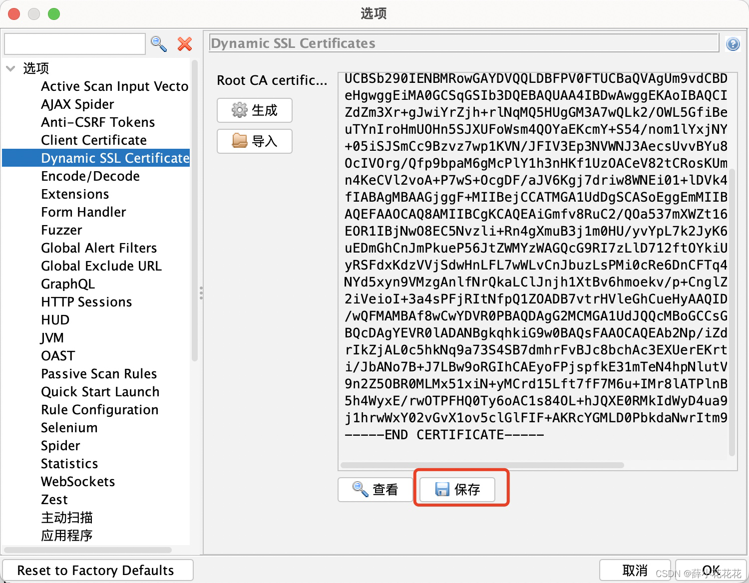 OWASP ZAP mac版Chrome代理配置_zap 证书无效CSDN博客
