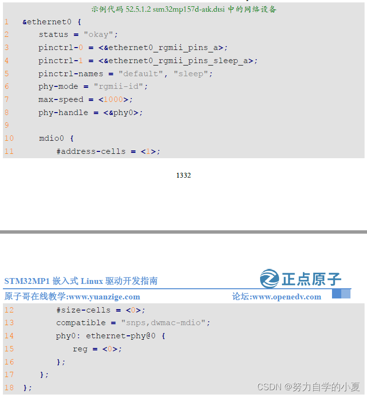 stm32mp157d-atk.dtsi中的网络设备