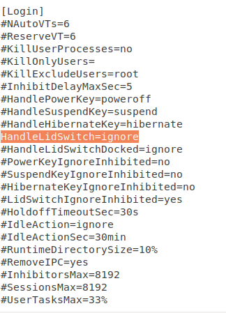 笔记本Ubuntu 设置合盖不自动休眠