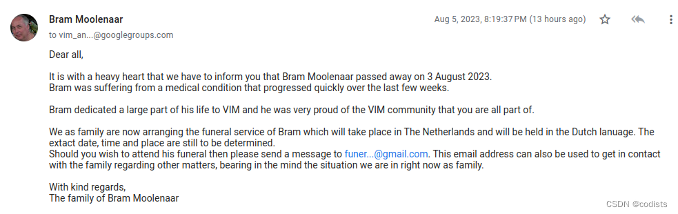 RIP Bram Moolenaar