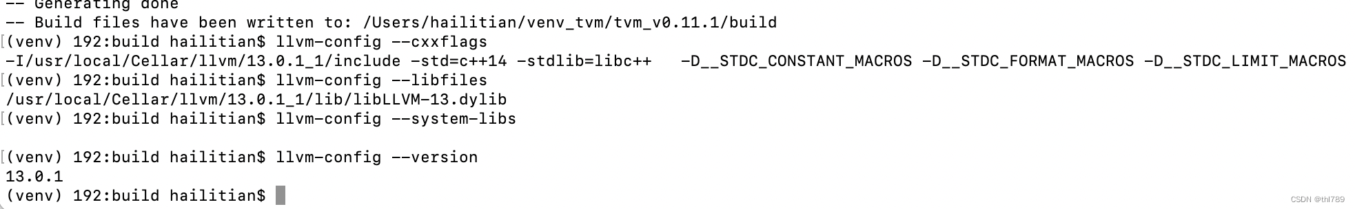 LLVM for TVM