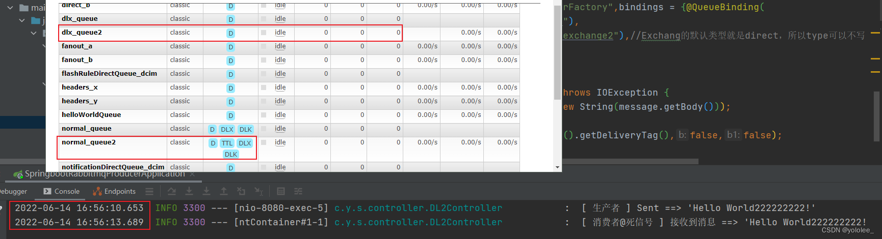 SpringBoot uses RabbitMQ delay queue - Programmer Sought