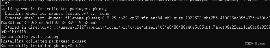pkuseg分词工具包与python版本适配的问题_pkuseg安装-CSDN博客