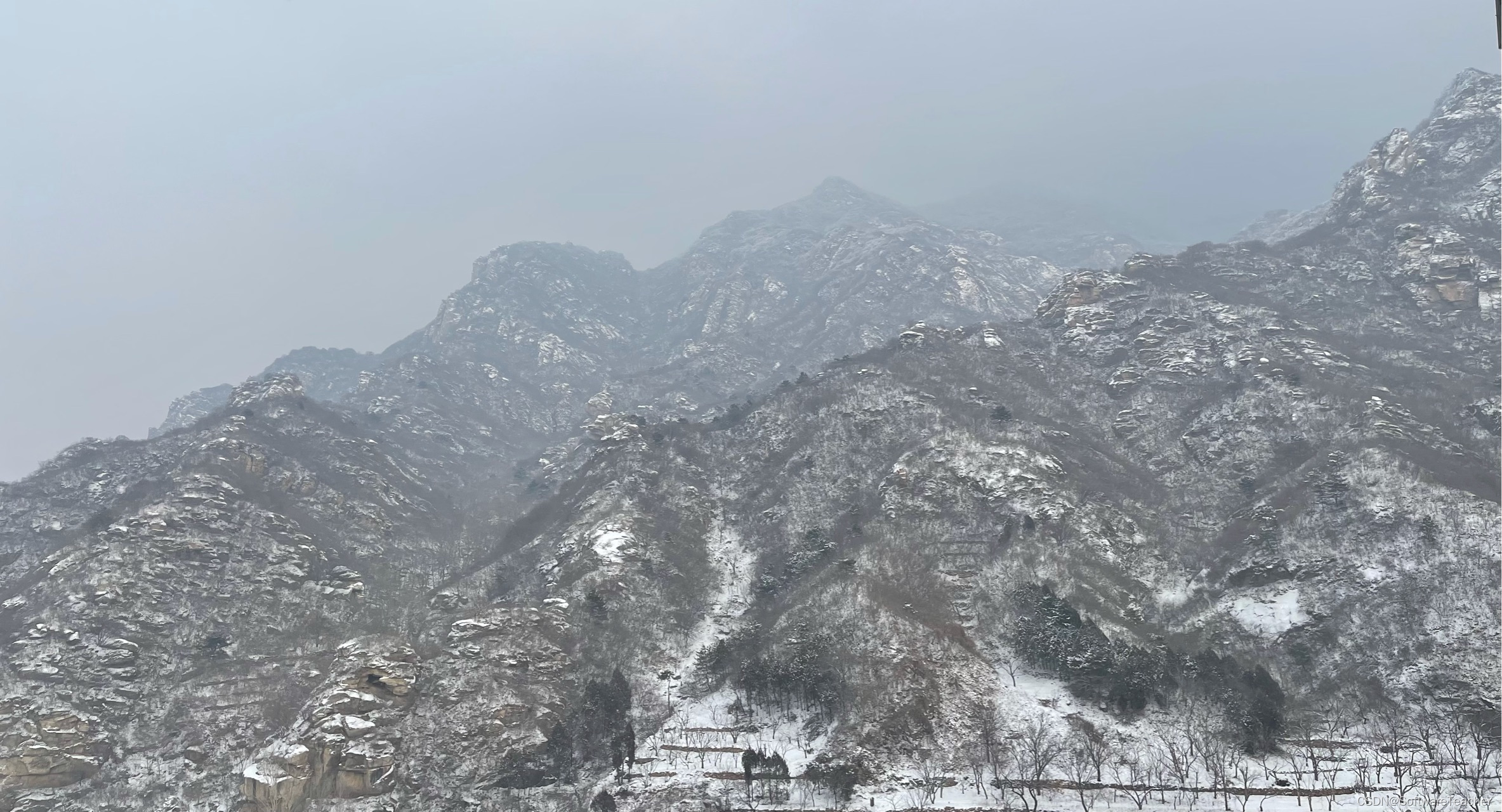 北方的雪景