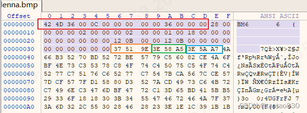 【图像】图像格式(3) : BMP