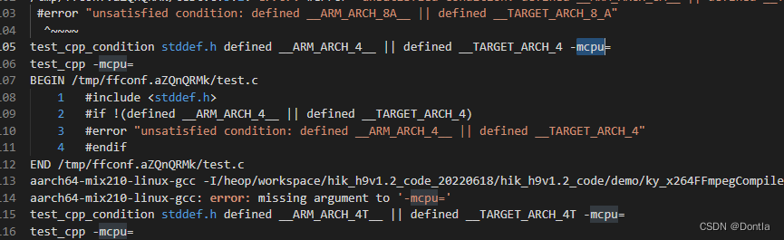 ffmpeg交叉编译报错：aarch64-xxx-linux-gcc is unable to create an executable file. C compiler test failed.