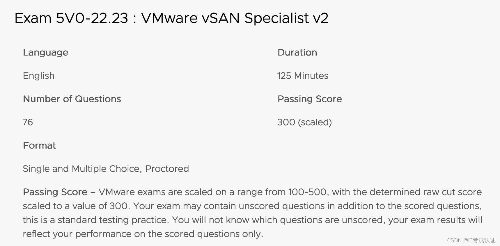 VMware VSAN Specialist V2考试介绍（附部分题库）_vsan-5v0-21.23-CSDN博客