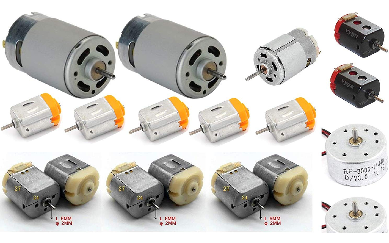 ▲ Figure 2.23 Different types of motors
