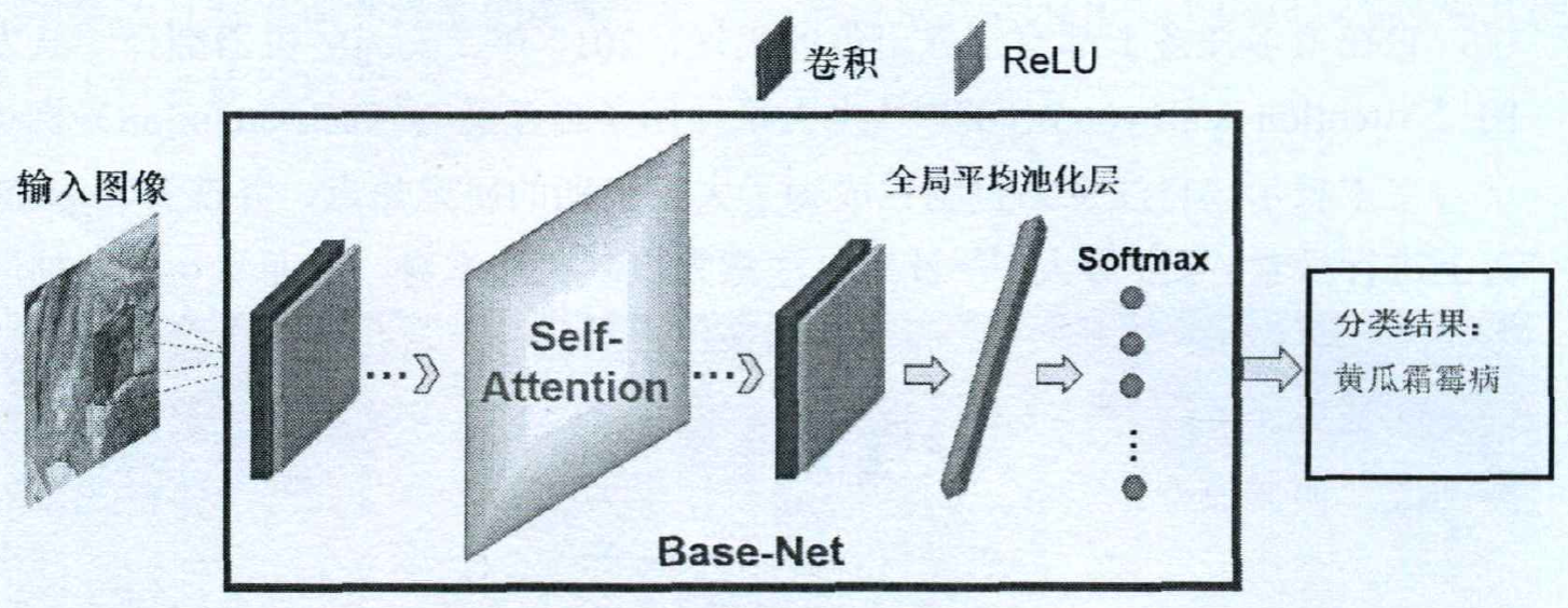 基于自注意力的卷积神经网络SACNN的农作物病害识别方法整体架构