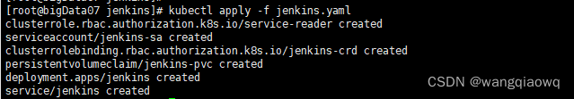 kubernetes部署jenkins