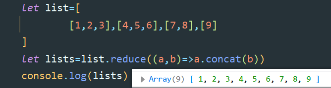 es5的reduce和concat结合