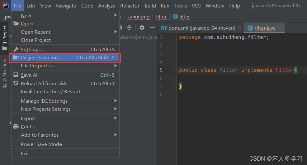 IDEA找不到javax.servlet类下的Filter接口的解决方法_idea中已经有了servlet但是没有filter过滤器-CSDN博客