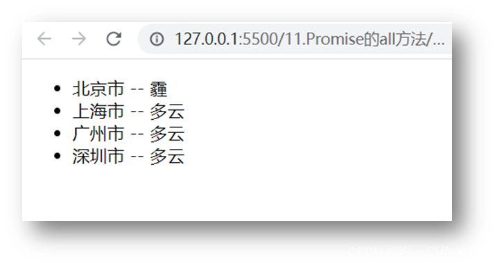 Promise.all 静态方法