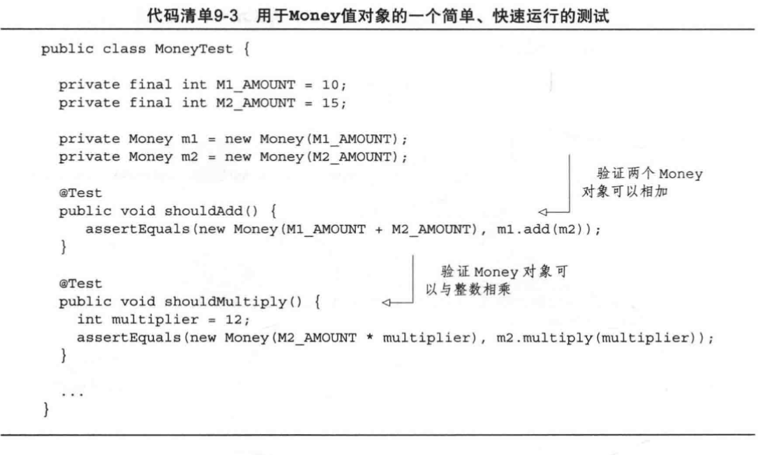 為值物件編寫單元測試