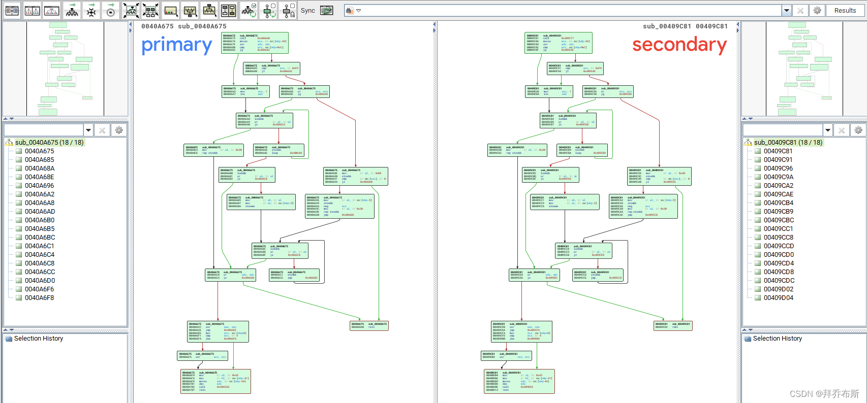 bindiff+ida判定样本所属类型_ida bindiffCSDN博客