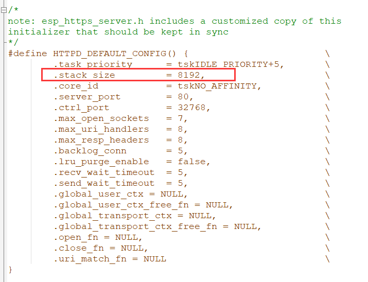 ESP32 出现A Stack Overflow In Task Httpd Has Been Detected.错误_esp32 栈出错 ...