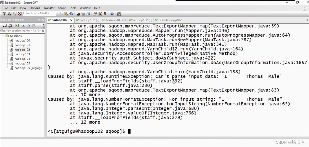 Sqoop导出hive/hdfs数据到mysql中---大数据之Apache Sqoop工作笔记006