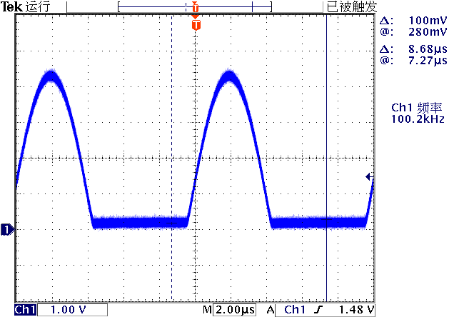 ▲ 图1.1.7 RL=1kΩ,1N4148