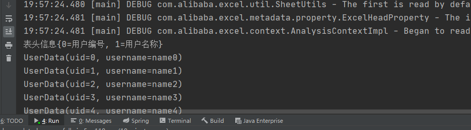 Java operation Excel form uses EasyExcel - Programmer Sought