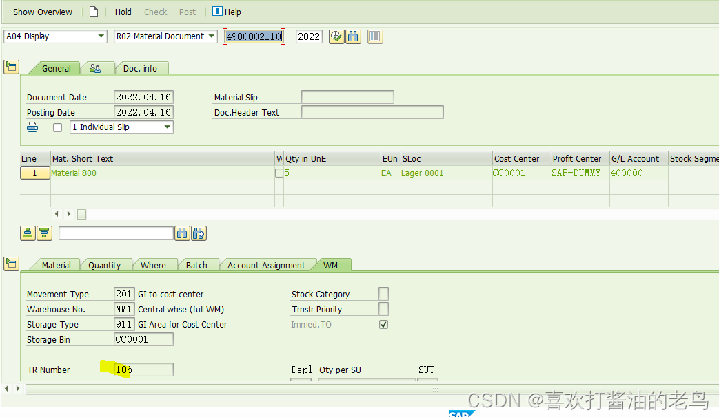SAP WM Stock Removal Strategy A(Partial Pallet Quantity) II_sap stock
