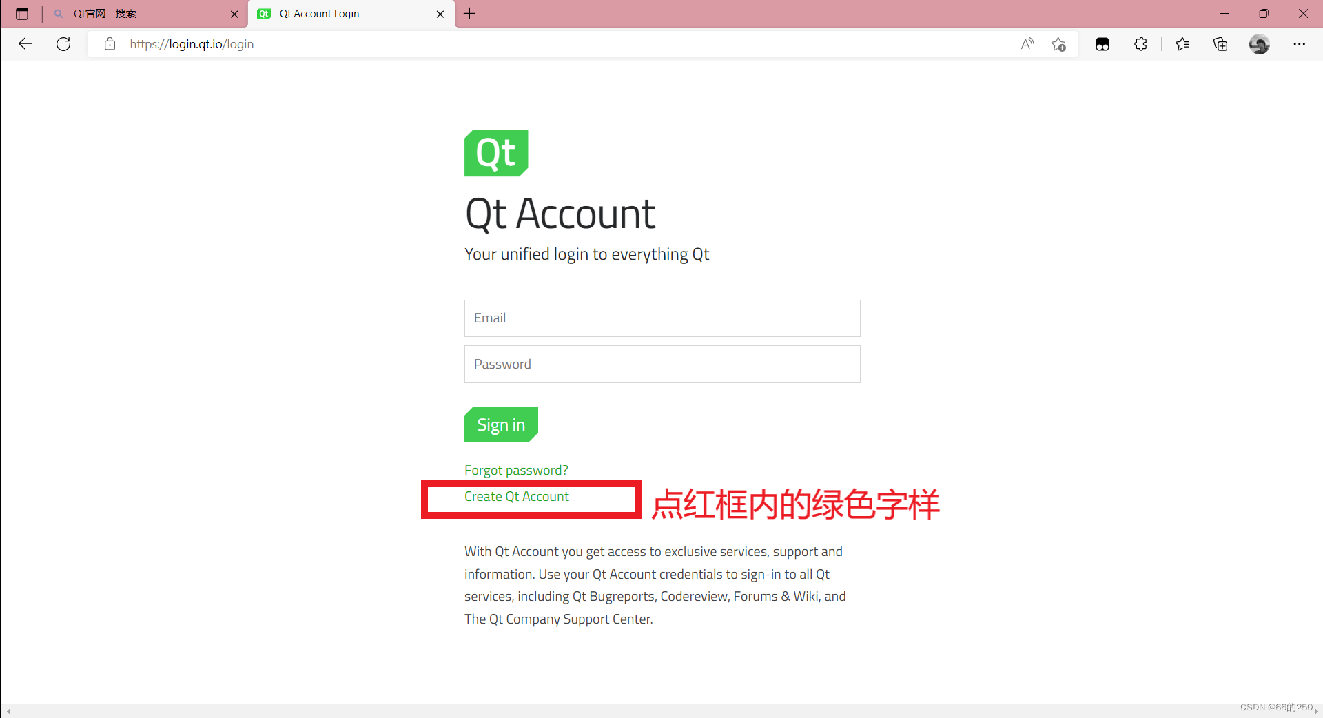 点击红框内的绿色字样