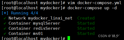 Docker-Compose编排微服务与常用命令