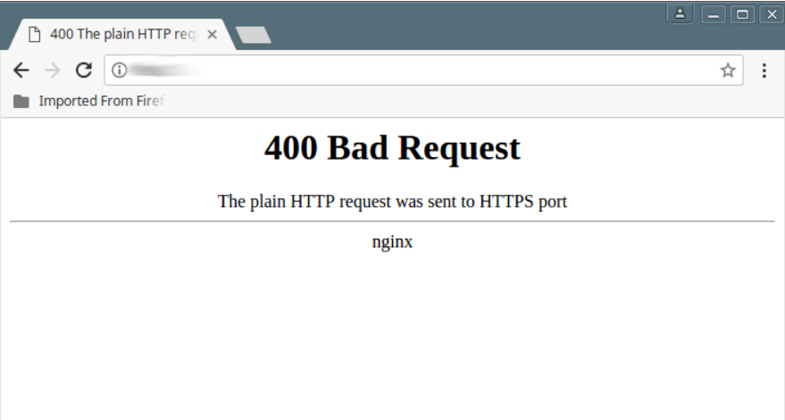 HTTP 400错误