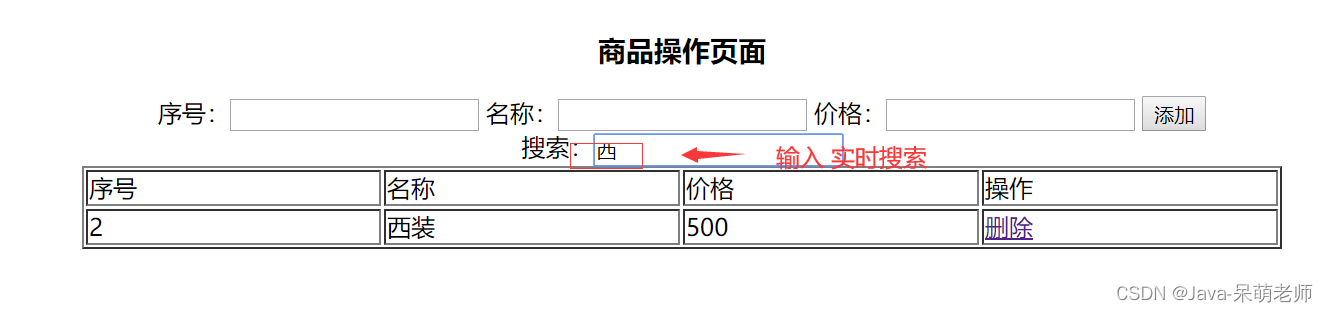 VUE数据双向绑定-小白菜博客