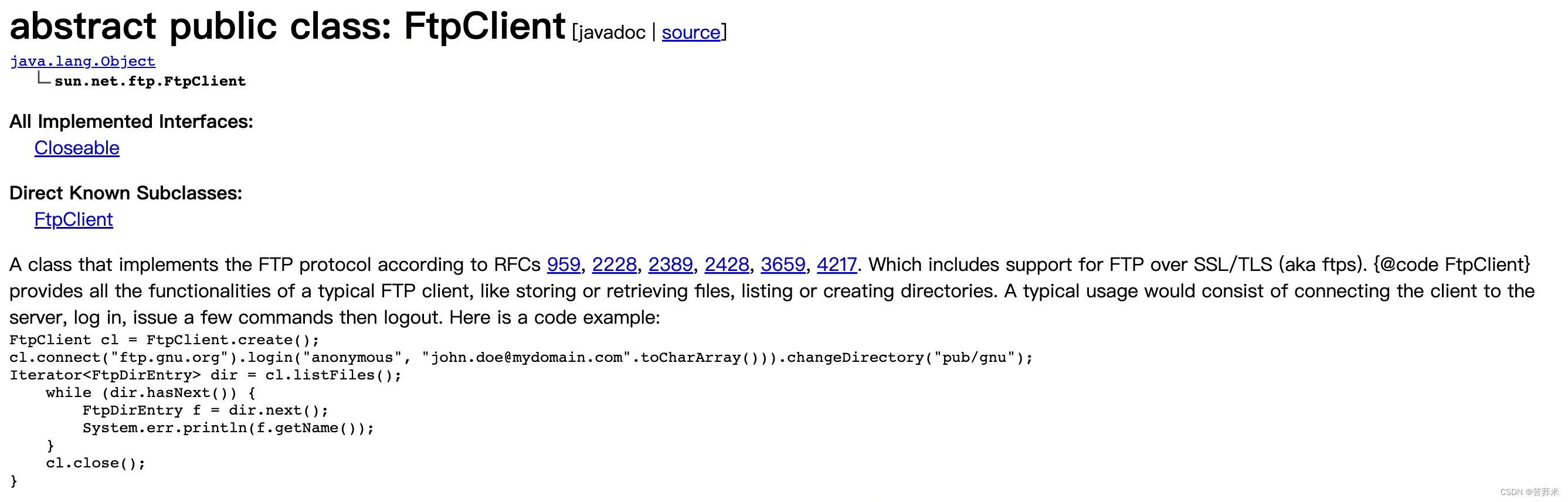 sun.net.ftp.FtpClient 匿名登录时提示密码不可为空。