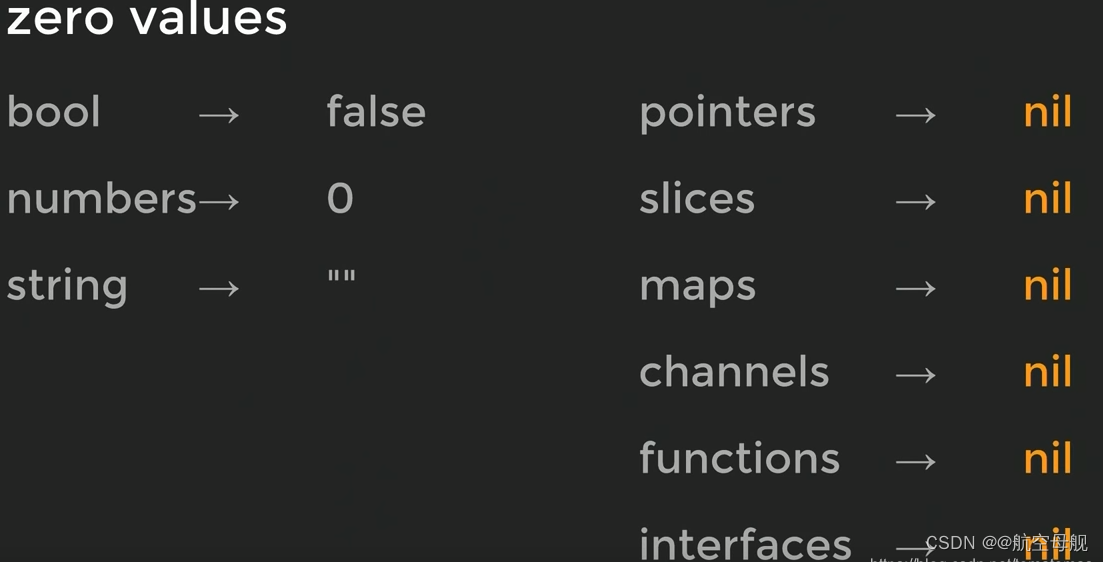Golang nil的妙用_golang 如何让布尔为nil-CSDN博客