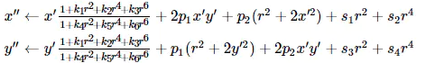 OpenCV中initUndistortRectifyMap ()函数与十四讲中去畸变公式的区别探究