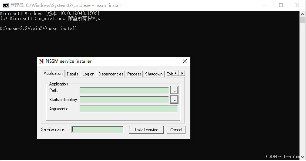 【nssm将exe封装成服务】_nssm安装nacosCSDN博客
