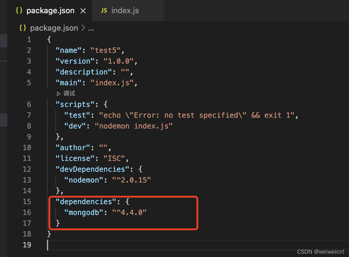 [Mongodb] 5.nodejs连接Mongodb（1）