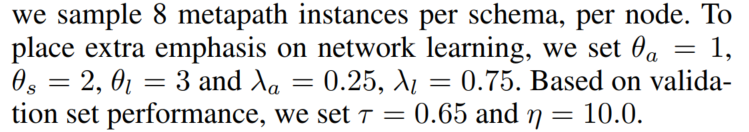 每个节点上每个metapath schema 8个实例