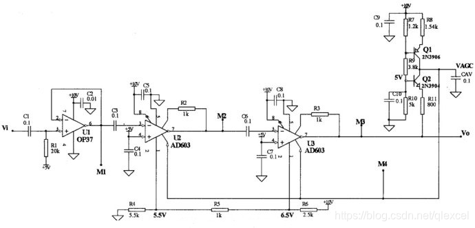 AD603典型应用电路