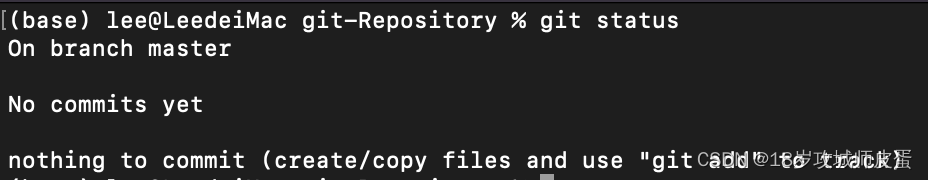 git status