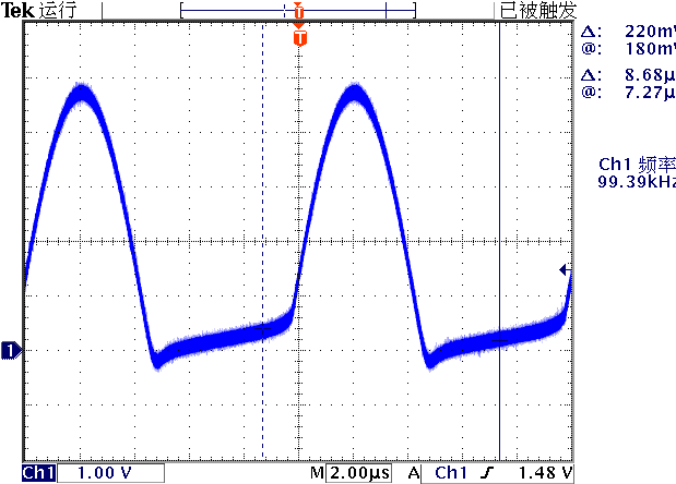▲ 图1.1.10 RL=1kΩ,1N5817