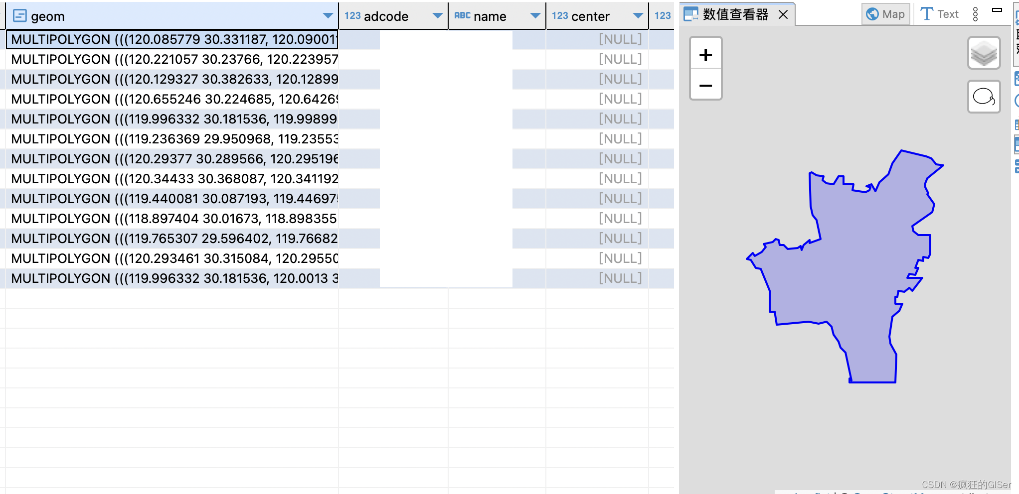 PostGIS扩展函数使用案例及解释（格式转换篇）(st_asGeoJSON,st_asText,st_asWKT.....)