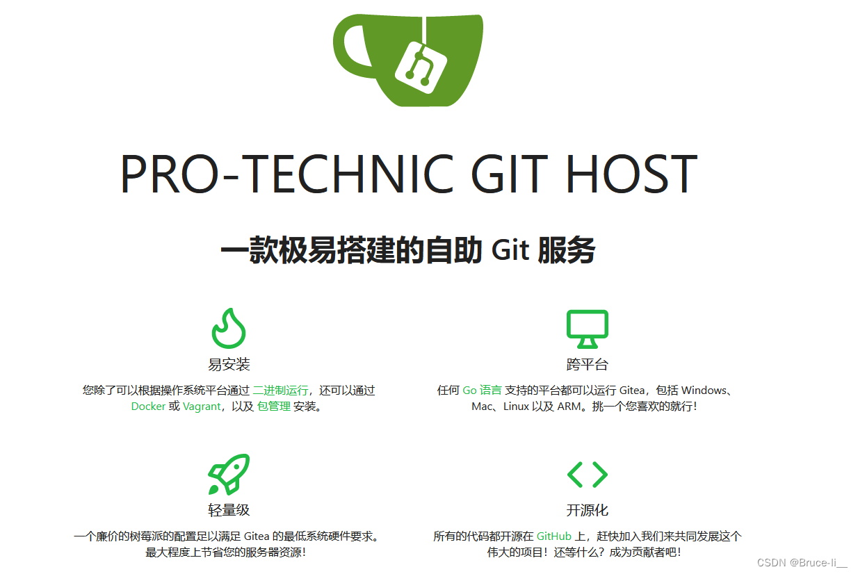 Gitea--私有git服务器搭建详细教程