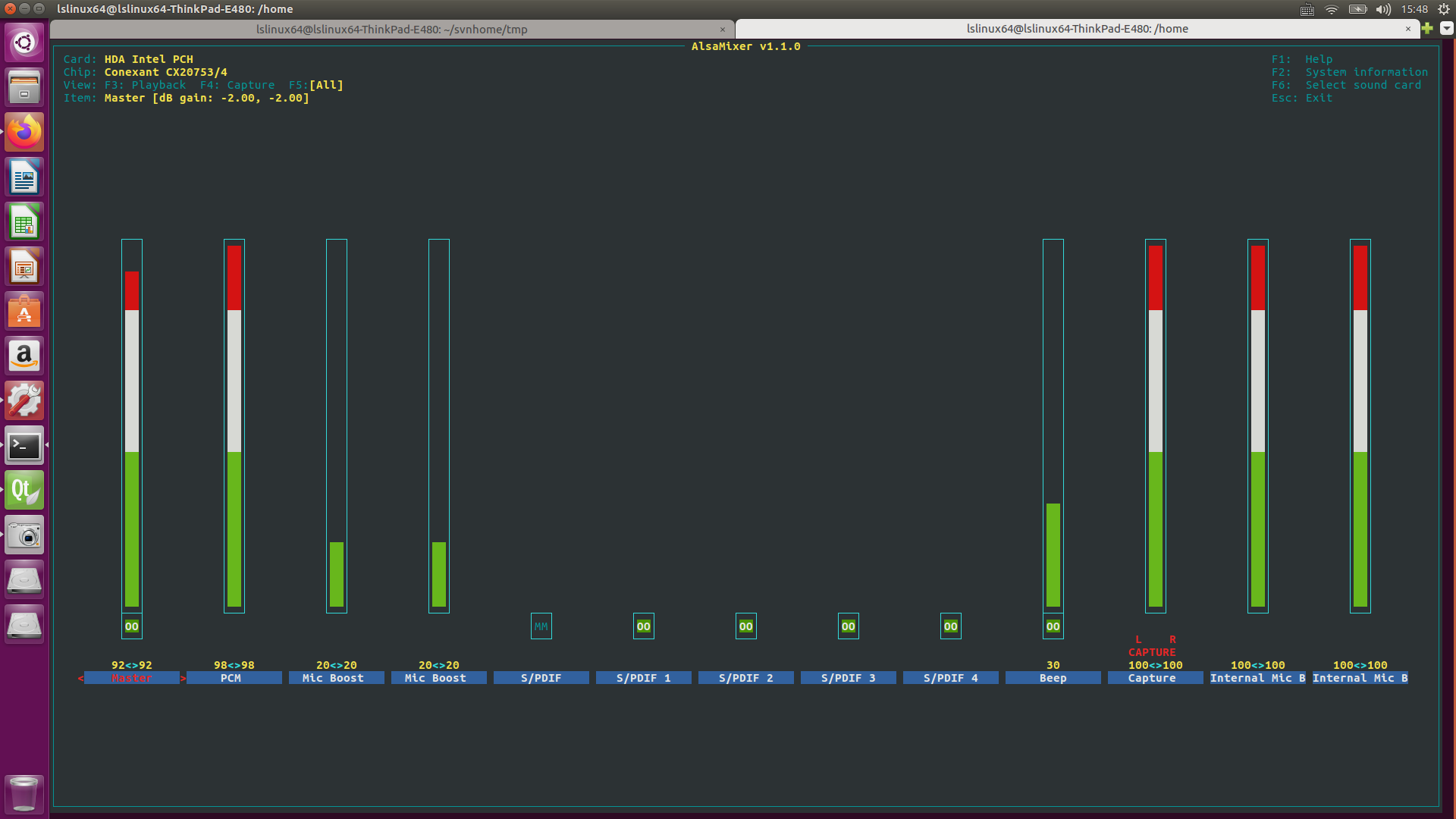 【Linux】alsa-utils工具包alsactl、alsamixer、amixer、aplay、arecord等