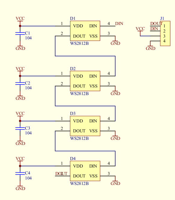 电子模块|外控集成 LED 光源 WS2812模块---硬件介绍