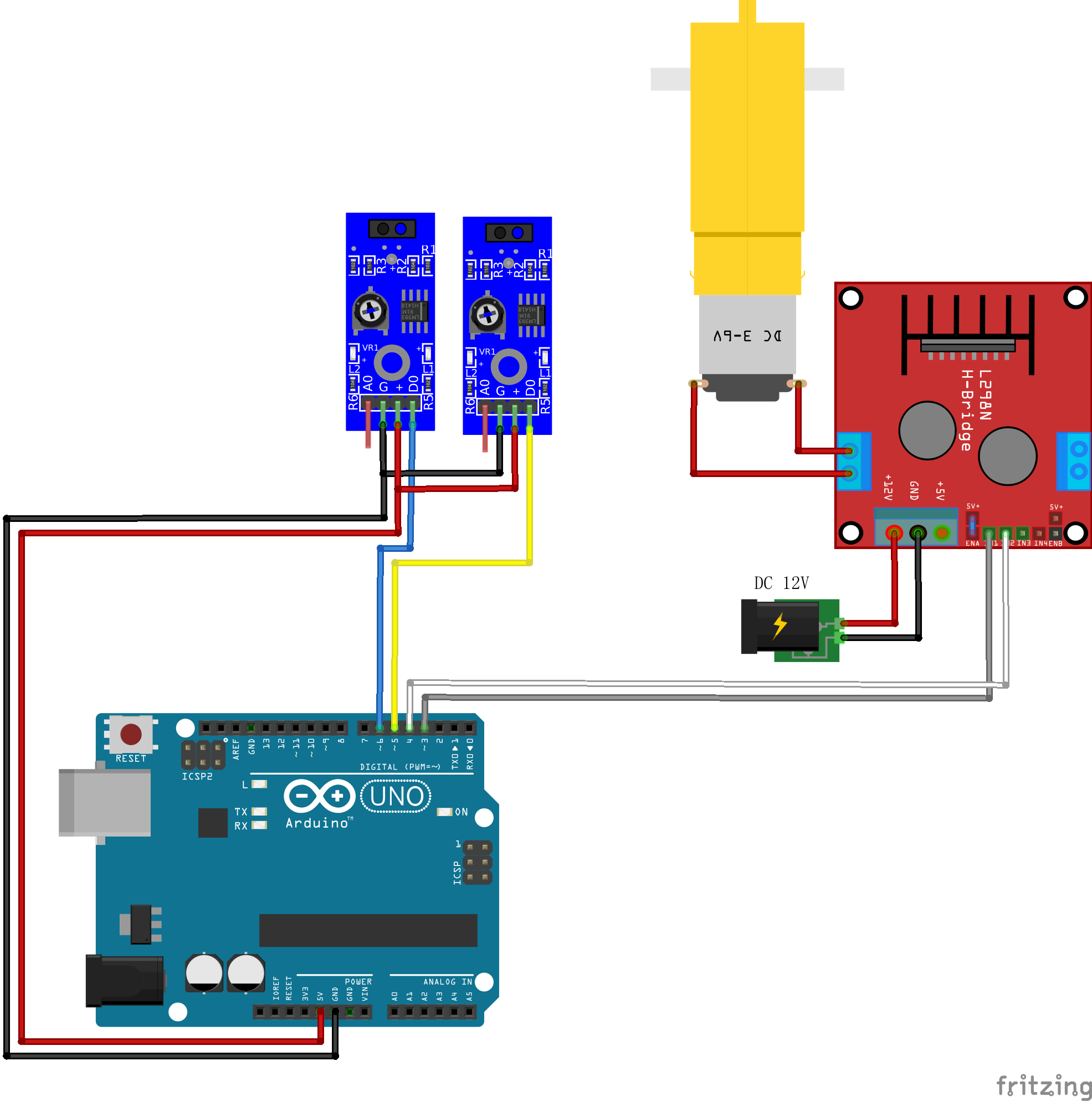 fritzing軟件繪製arduino麵包板接線圖傳感器模塊庫文件194