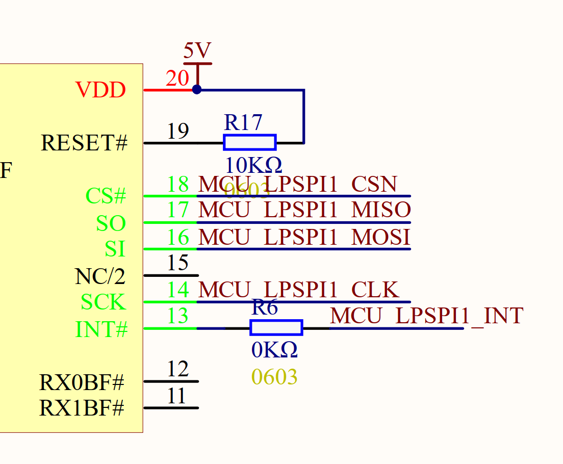 MCP2515端