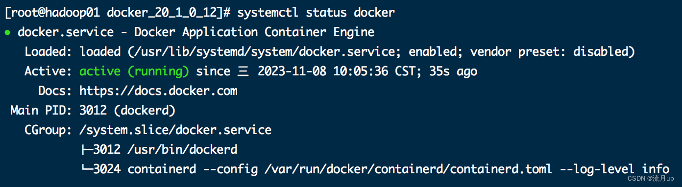 1.docker linux离线环境安装 20.1.0.12